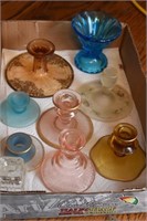 ASSORTED CANDLEHOLDERS