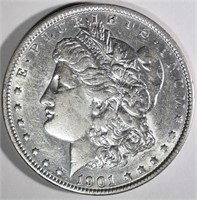 1901 MORGAN DOLLAR  CH AU