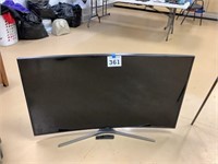Curved screen Samsung tv small scratch on the