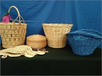 Bag Wicker Decor, Wicker Laundry Baskets
