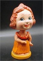 VINTAGE PAPER MACHE DANCING HULU GIRL BOBBLEHEAD