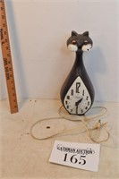 Spartus Cat Clock