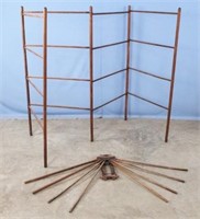 Standing & Wall Mount Antique Cloths or Herb Dryer