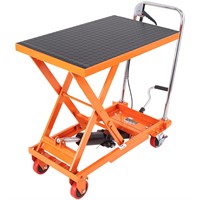 VEVOR TF23 Hydraulic Lift Table Cart, 500lbs