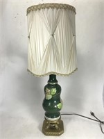 Ceramic green lamp