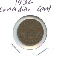 1932 Canadian Cent - King George
