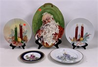 Santa platter - 11.5" x 16" / 3 plates - 10"