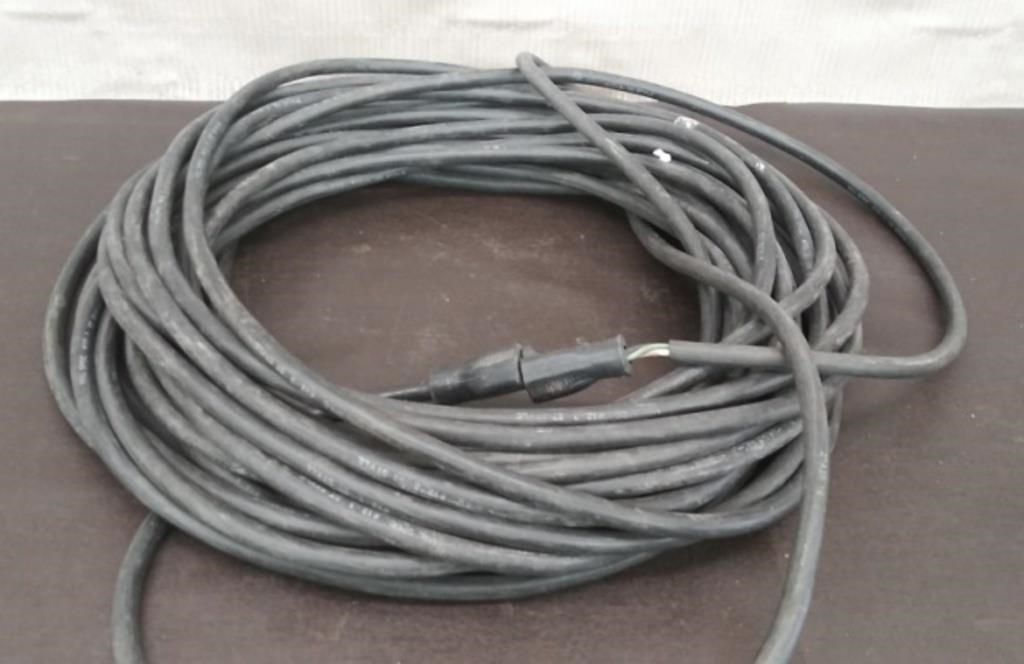 Heavy Duty Black Extension Cord Approx 50'