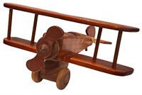 Wooden Model Biplane