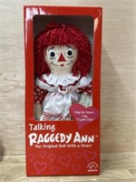 Talking Raggedy Ann doll in original box