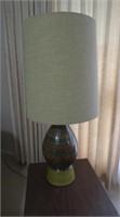 Ceramic Table Lamp w/Shade 37"h
