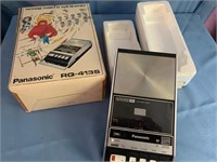 Panasonic Portable Cassette Tape Recorder