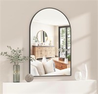 ARCHED WALL MOUNTED MIRROR 96x65CM