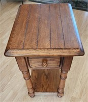 Oak End Table