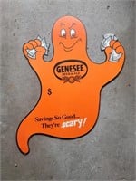 Vintage Genesee Halloween Sign