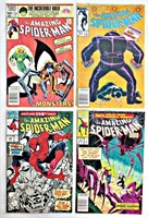 (4) AMAZING SPIDER-MAN COMICS 1980'S-90'S
