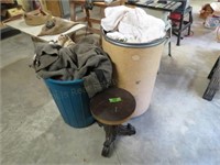 Adjustable Stool  14" Diameter x 20.5 Tall, &