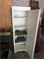 Wooden Cabinet  21" x 13.4" x 65"  Has 5 Shelves