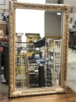 24 x 38 Gold Framed Mirror