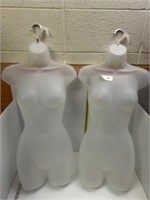 Lot of 2 Hanging Mannequin Forms