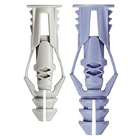 Triple Grip #8/#10 Anchors with Screws (57-Pk)