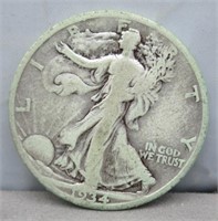 1934 Walking liberty silver half dollar.