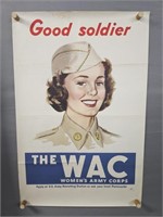 Authentic 1944 Wac Recruiting Poster