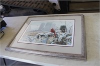 Cardinal / Farm signed print