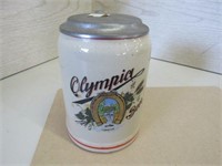 Olympia Beer Stein with Lid Gerz West Germany
