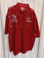 (J) Tri- Mountain Brand Signed Racing shirt size