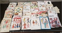 Lot of Retro & Vintage Sewing Patterns. Mostly