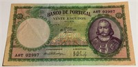 1941 Currency Portugal Vinte Escudos