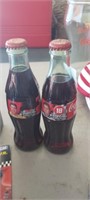 (2) COCA COLA NASCAR BOTTLES