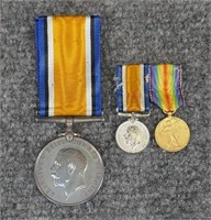 WWI Named British Royal Artillery Medals
