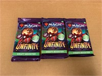 3 x MTG Magic the Gathering Unfinity Draft Packs