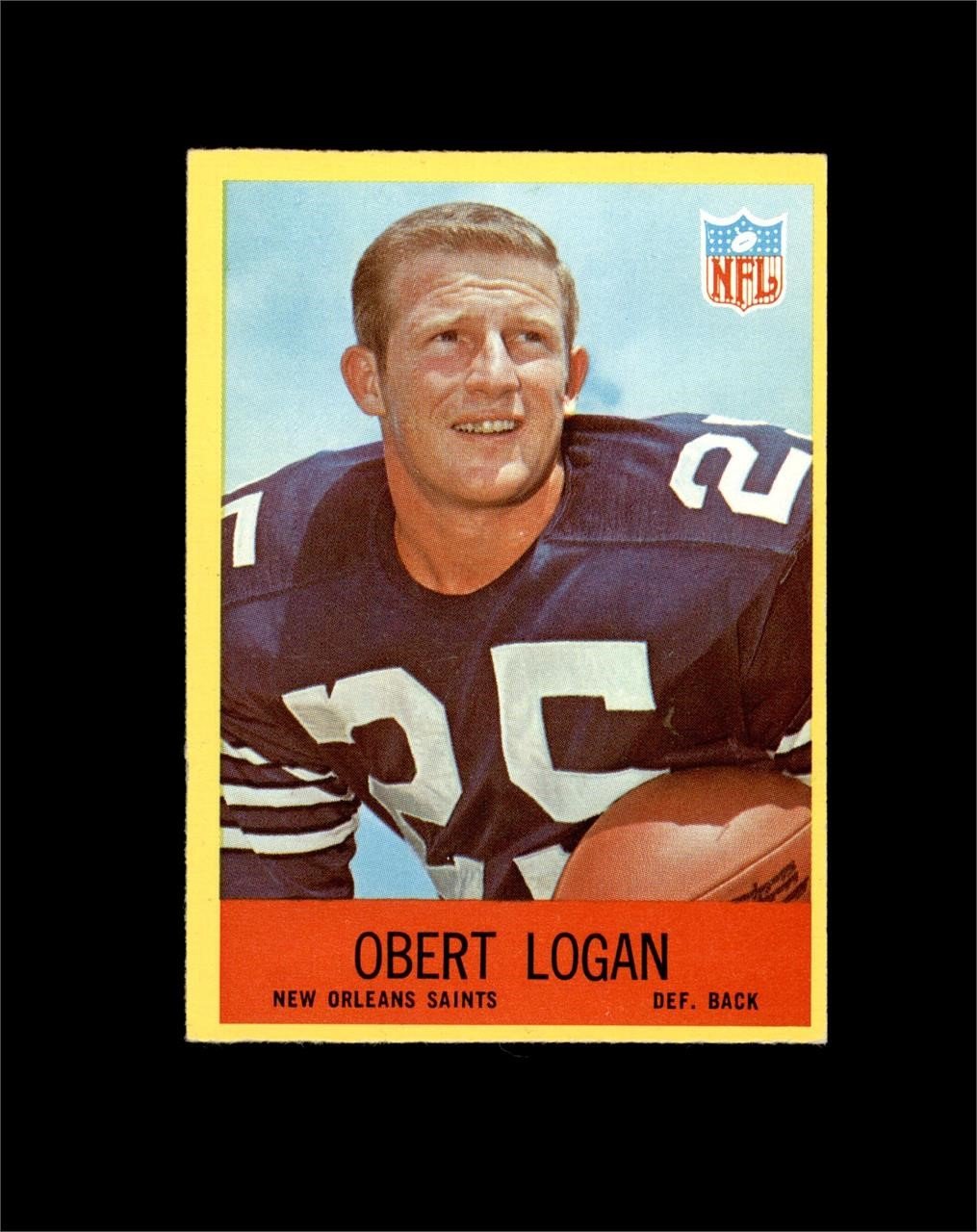 1967 Philadelphia #126 Obert Logan EX to EX-MT+