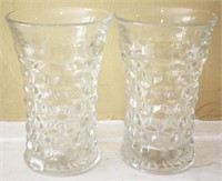 2 Fostoria American 5.5" Flat Tumblers