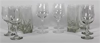 Wine and Drinking Glasses, Good Quality (14)