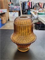 Vintage amber fairy lamp