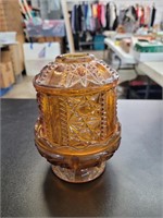 Vintage amber fairy lamp
