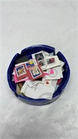 Stamps with Ashtray lot