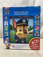 Paw Patrol 8-Book Library and Electronic Reader