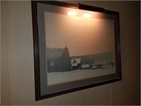 Lighted Framed Picture 38 x 48"