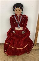 Vintage native American doll