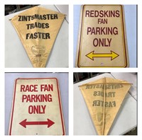Vintage paper kite with signs