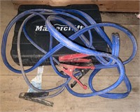 Battery Cables and a Mastercraft  tool case with