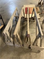 4 Saw Horses - 6 ft L x 32 in H