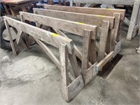 4 Saw Horses - 6 ft L x 32 in H