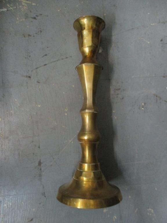 Vintage Tall Brass Candle Stick 18 "