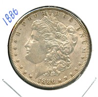 1886 Morgan Silver Dollar